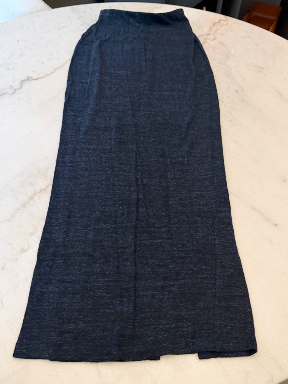 Zara Women's Ribbed Knit Pencil Midi Skirt - Picture 3 of 4